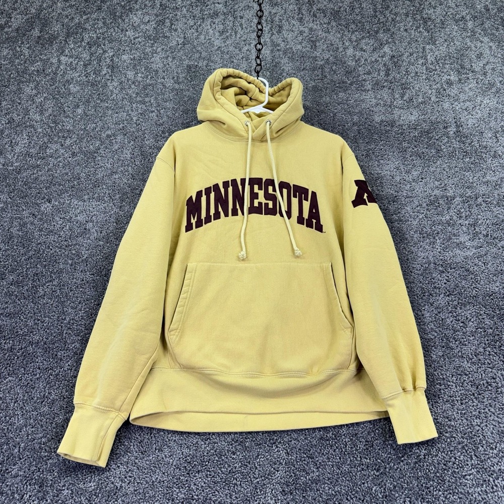 Minnesota Golden Gophers Sweatshirt Mens Medium Gold Signature Concepts Hoodie